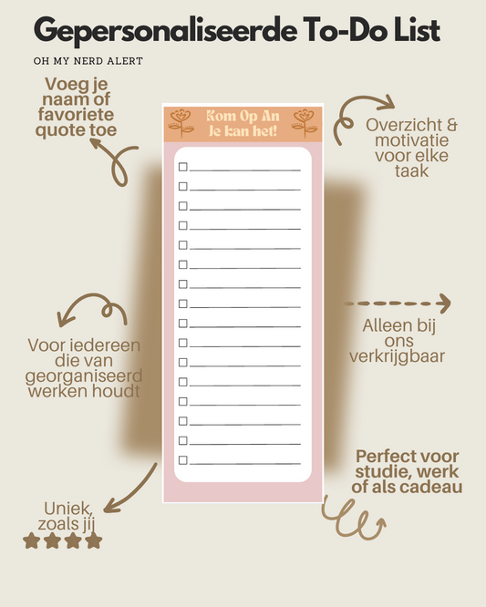 Personalized To-Do List, Your To Do