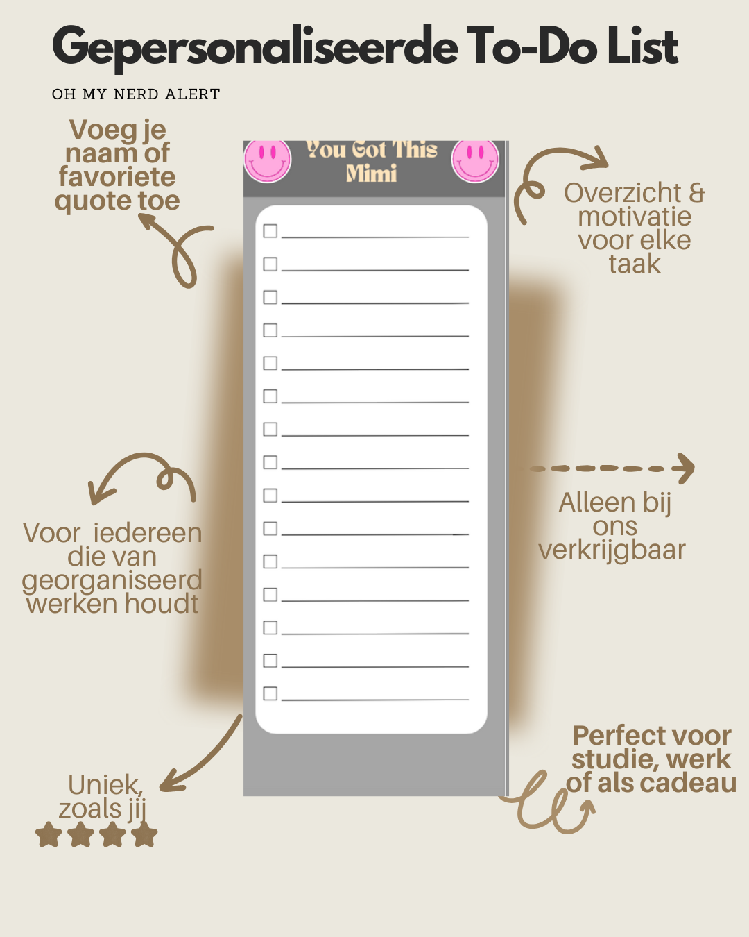 Personalized To-Do List, Your To Do