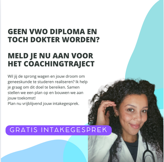 Jouw route naar geneeskunde coachingtraject