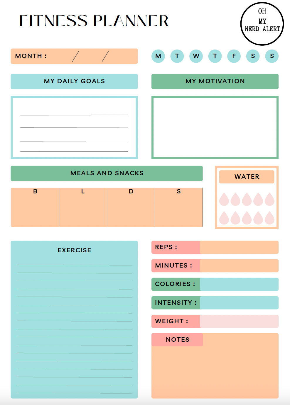 Downloadbare Templates voor je Croc Planner